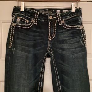 MISS ME Bootcut Jeans w/ Embellishments